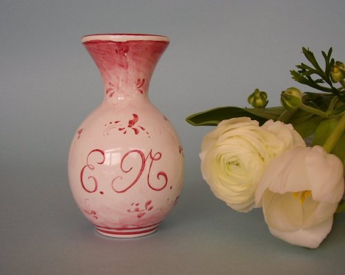 Ceramiche d-Arte di Albisola - Bomboniera in maiolica in stile "Antico Savona"